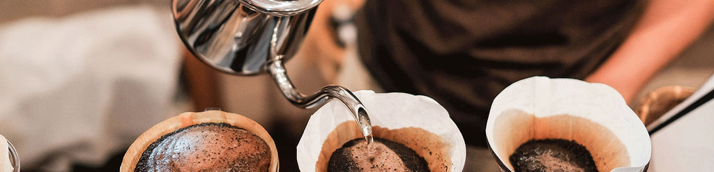 Pour over coffee with Segafredo