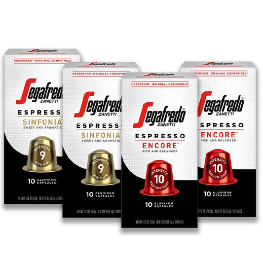 Espresso Aluminum Capsules – Medium Roast Variety Pack, 40 ct. - Segafredo Zanetti® Coffee