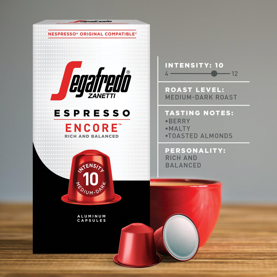 Espresso Aluminum Capsules – Variety Pack, 40 ct. - Segafredo Zanetti® Coffee