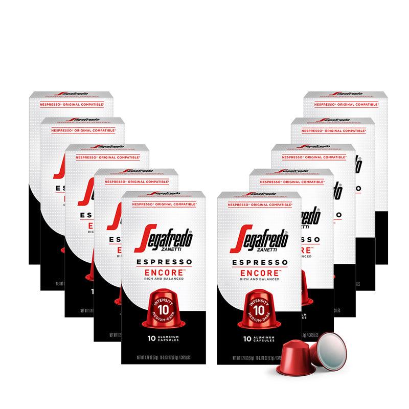 Encore™ - Intensity 10 NESPRESSO® Original Capsules - Segafredo Zanetti® Coffee