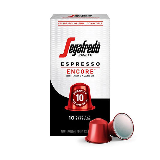 Encore™ - Intensity 10 NESPRESSO® Original Capsules - Segafredo Zanetti® Coffee